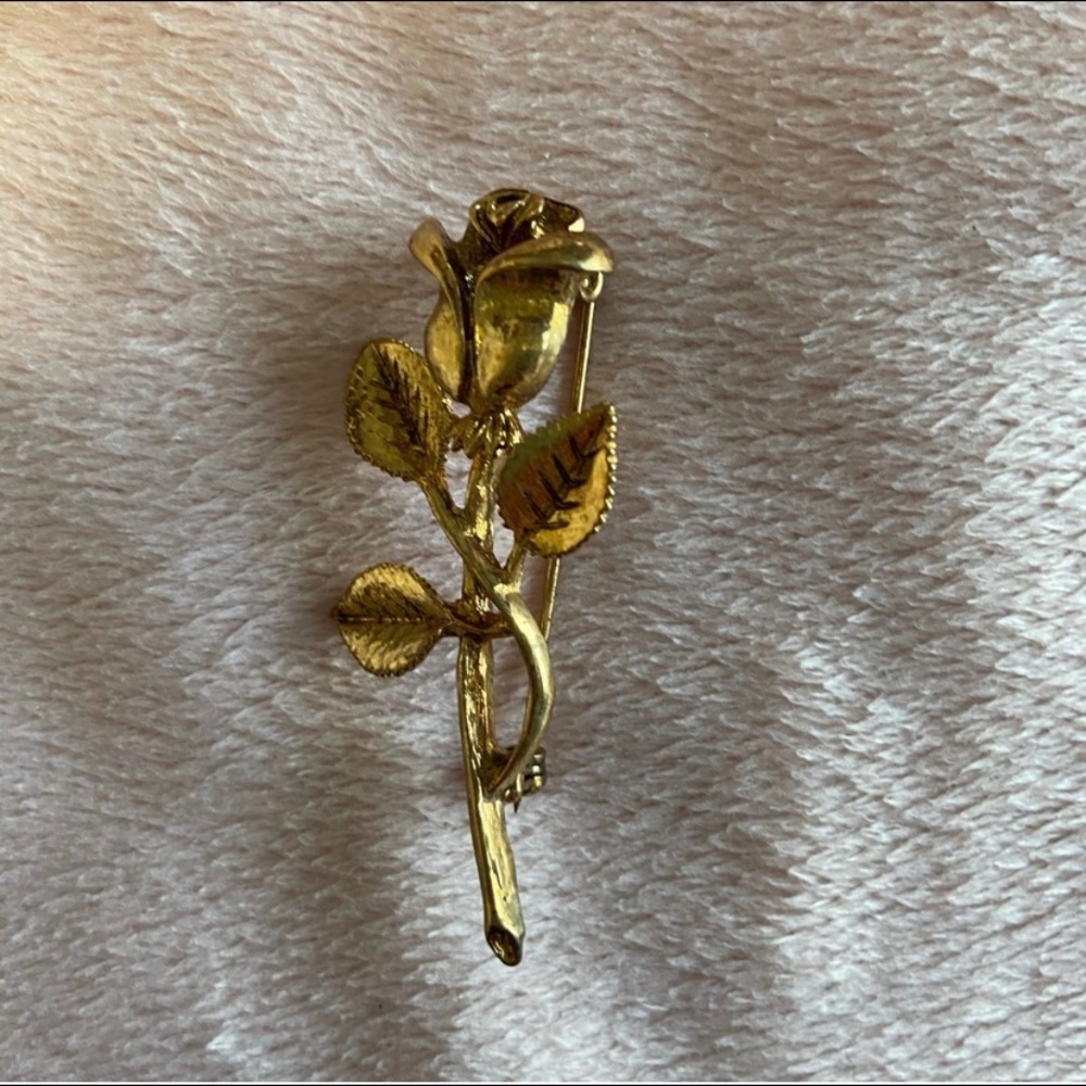 Vintage Rose Brooch